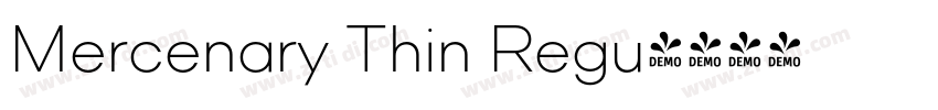 Mercenary Thin Regu字体转换 Mercenary Thin Regu字体转换